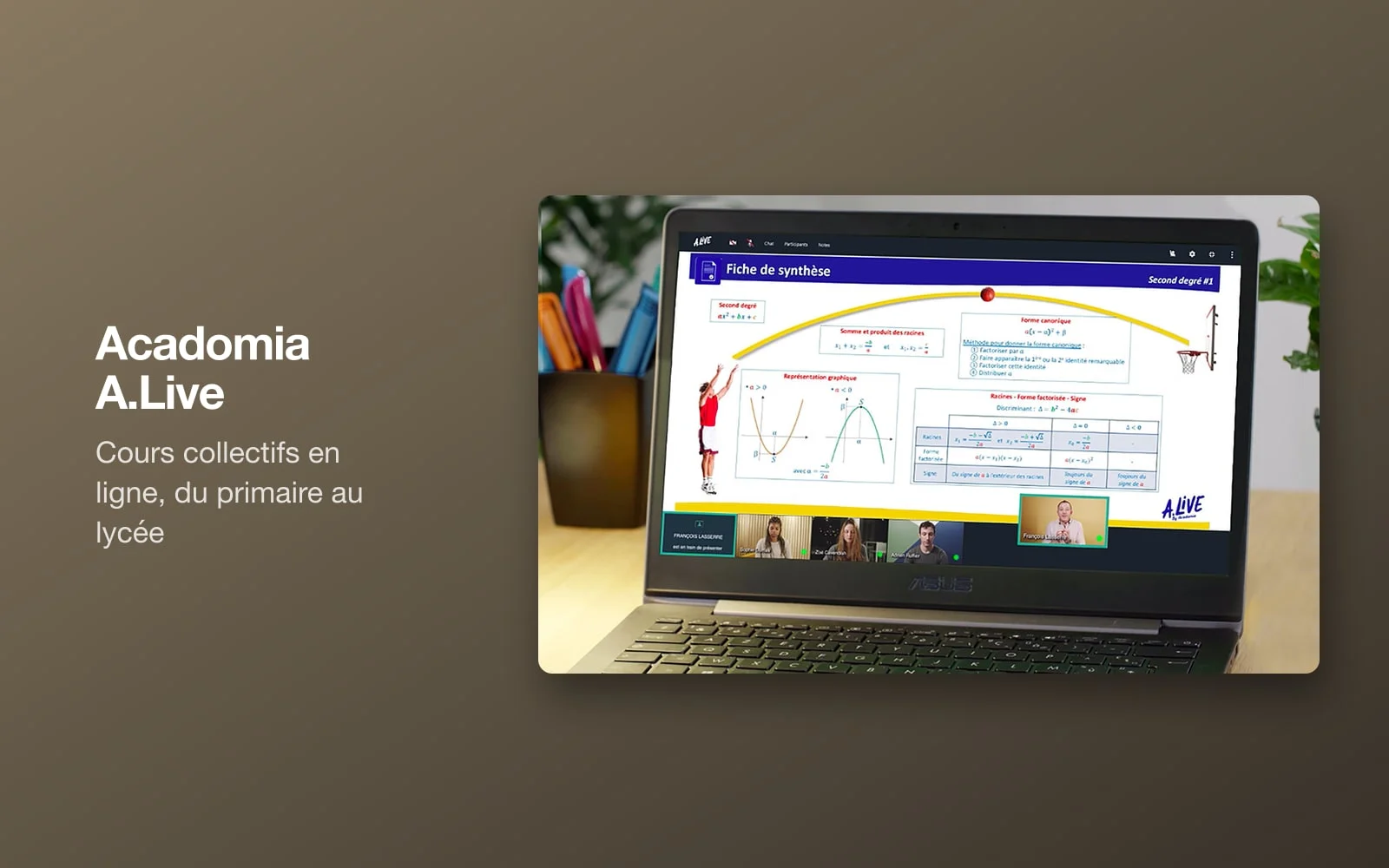 Aperçu du projet Acadomia