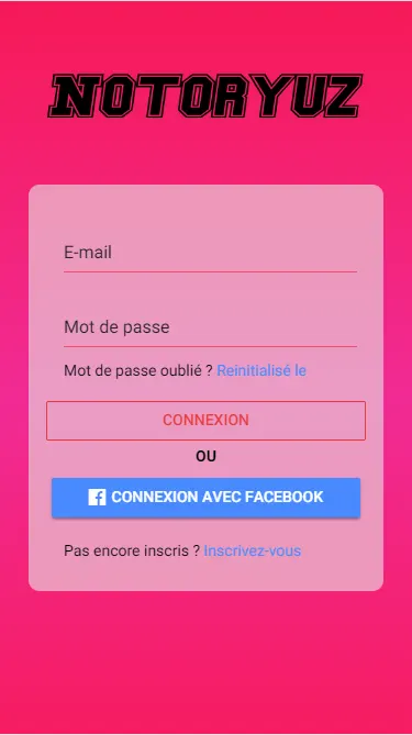 Écran 1 de l'application Notoryuz